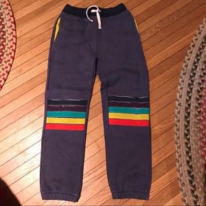 Mini Boden sweatpants rainbow 🌈 knees